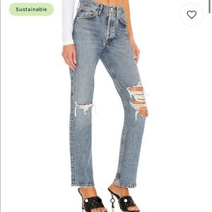 Agolde Lana Jeans in Backdrop